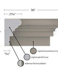 MX103 Composite Window & Door Trim Exterior Moulding