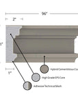 THE DAVENPORT (4-1/2") COMPOSITE EXTERIOR WINDOW AND DOOR TRIM