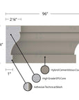 THE EATON (5-1/8") COMPOSITE EXTERIOR WINDOW AND DOOR TRIM