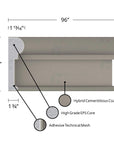 THE MADALINE (6") COMPOSITE EXTERIOR WINDOW AND DOOR TRIM