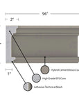 THE RAMONA (6") COMPOSITE EXTERIOR WINDOW AND DOOR TRIM