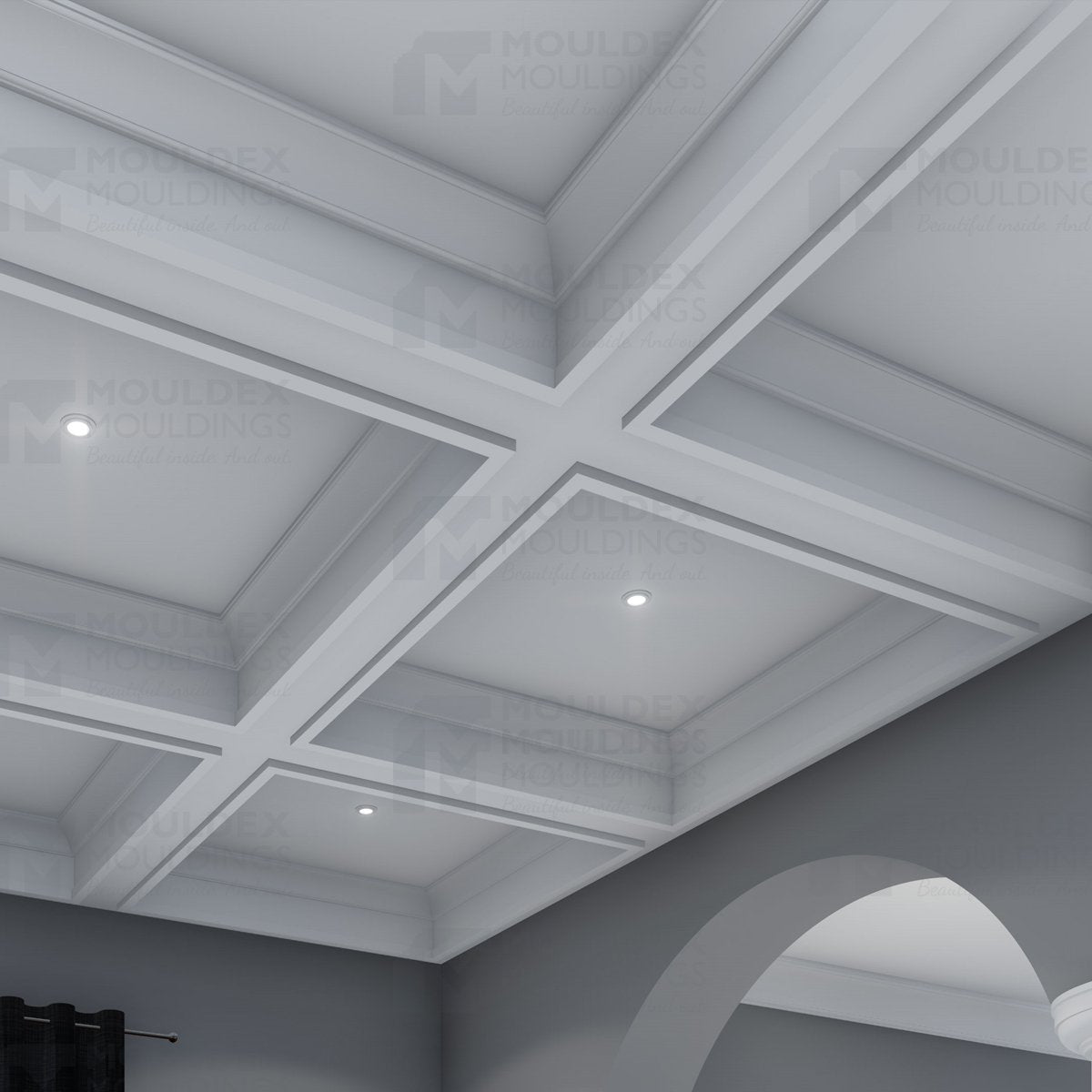 The Essex One Piece Interior Plaster Ceiling Beam