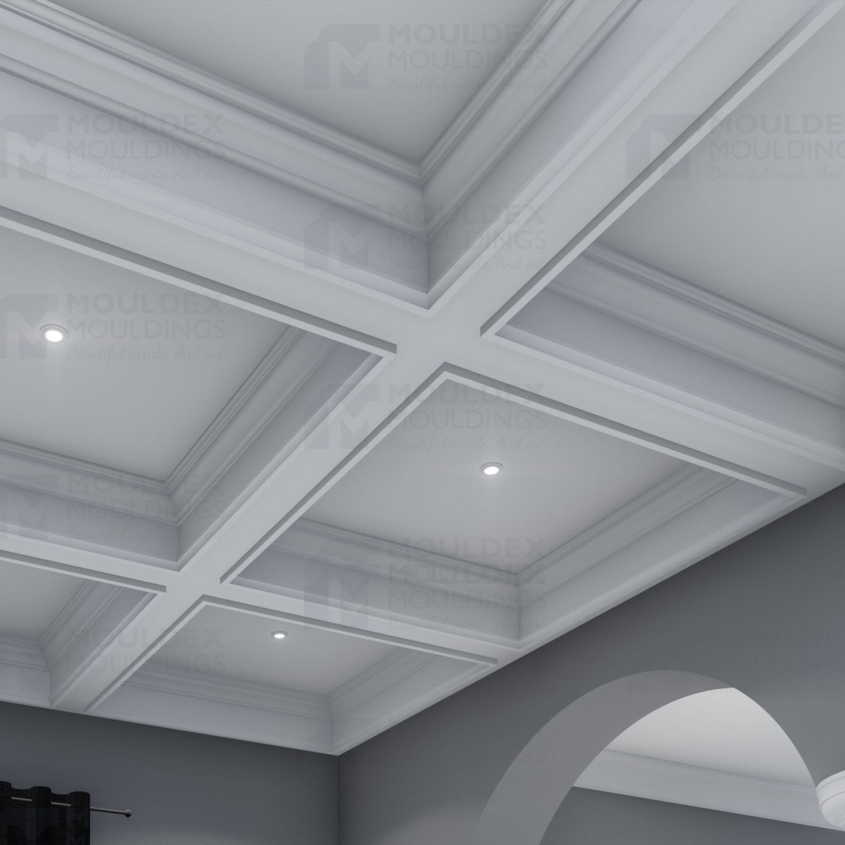 THE DUNBAR INTERIOR PLASTER CEILING BEAM MOULDING