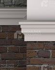 The Birchcliffe Exterior Composite Middle Band Moulding