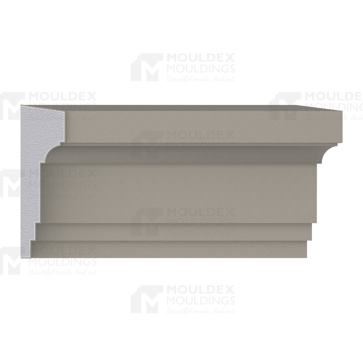 The Vanessa Composite Exterior Middle Band Moulding