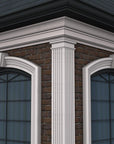 The Flute 6 Exterior Composite Fluted Pilaster