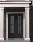Exterior Composite Pilaster And Square Column Base Exterior Moulding Design Example
