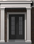 Exterior Square Column And Pilaster Exterior Moulding Design Example