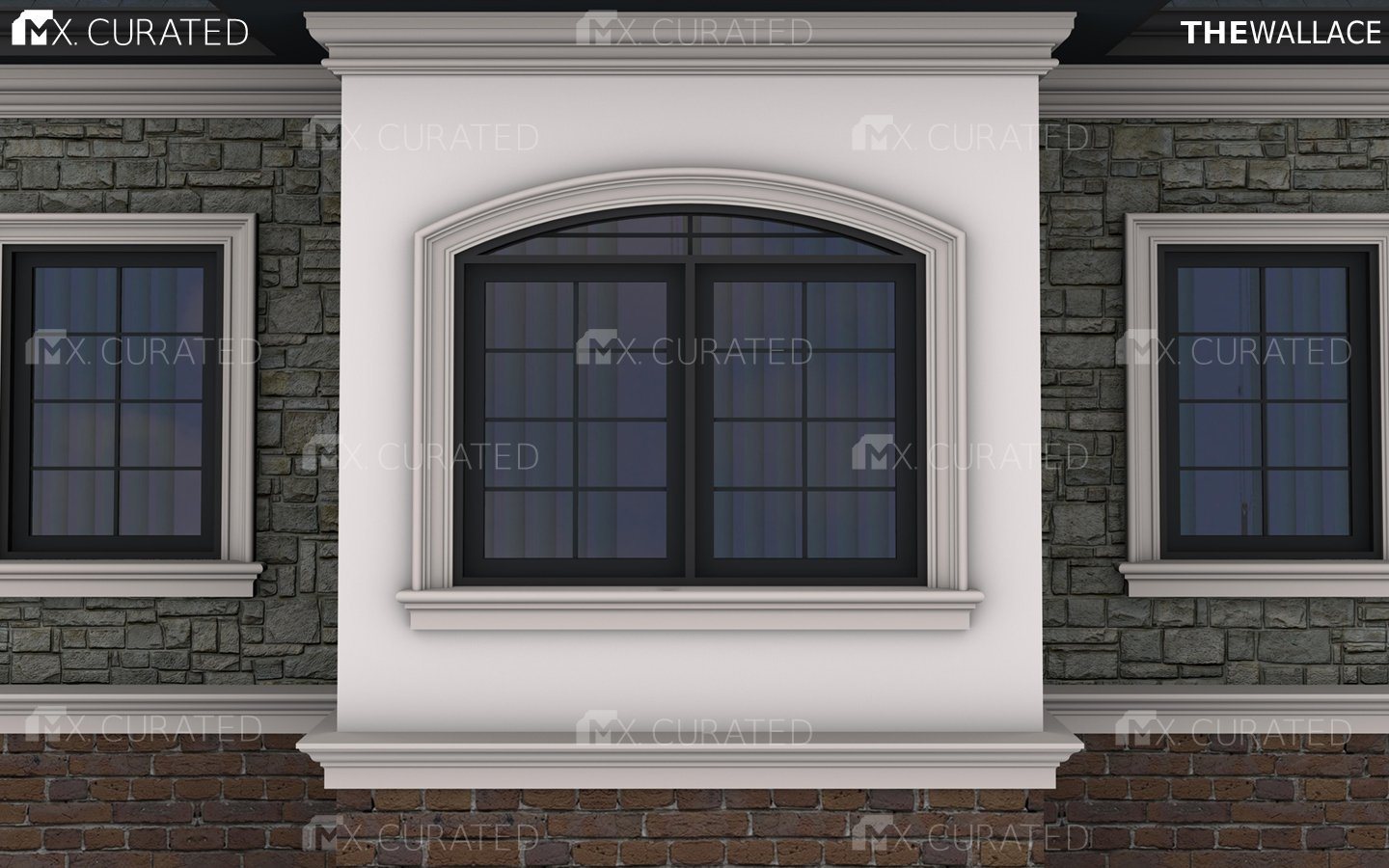 The Wallace Composite Exterior Window And Door Trim Design Example