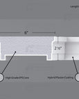 THE DURHAM INTERIOR PLASTER CEILING BEAM MOULDING