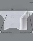 THE CAMELOT INTERIOR PLASTER CEILING BEAM MOULDING