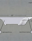 THE ANNA INTERIOR PLASTER CEILING BEAM MOULDING