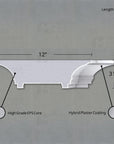 THE BIANCA INTERIOR PLASTER CEILING BEAM MOULDING