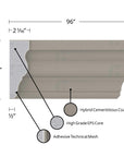 MX115 Composite Window & Door Trim Exterior Moulding