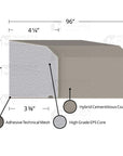 MX213 Composite Window Sill-Exterior-Moulding