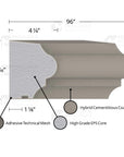 MX215 Composite Window Sill Exterior Moulding