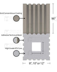 MX802 Composite Exterior Column Shaft Wrap