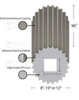 MX804 Composite Exterior Column Shaft Wrap