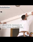 THE CAMELOT INTERIOR PLASTER CEILING BEAM MOULDING