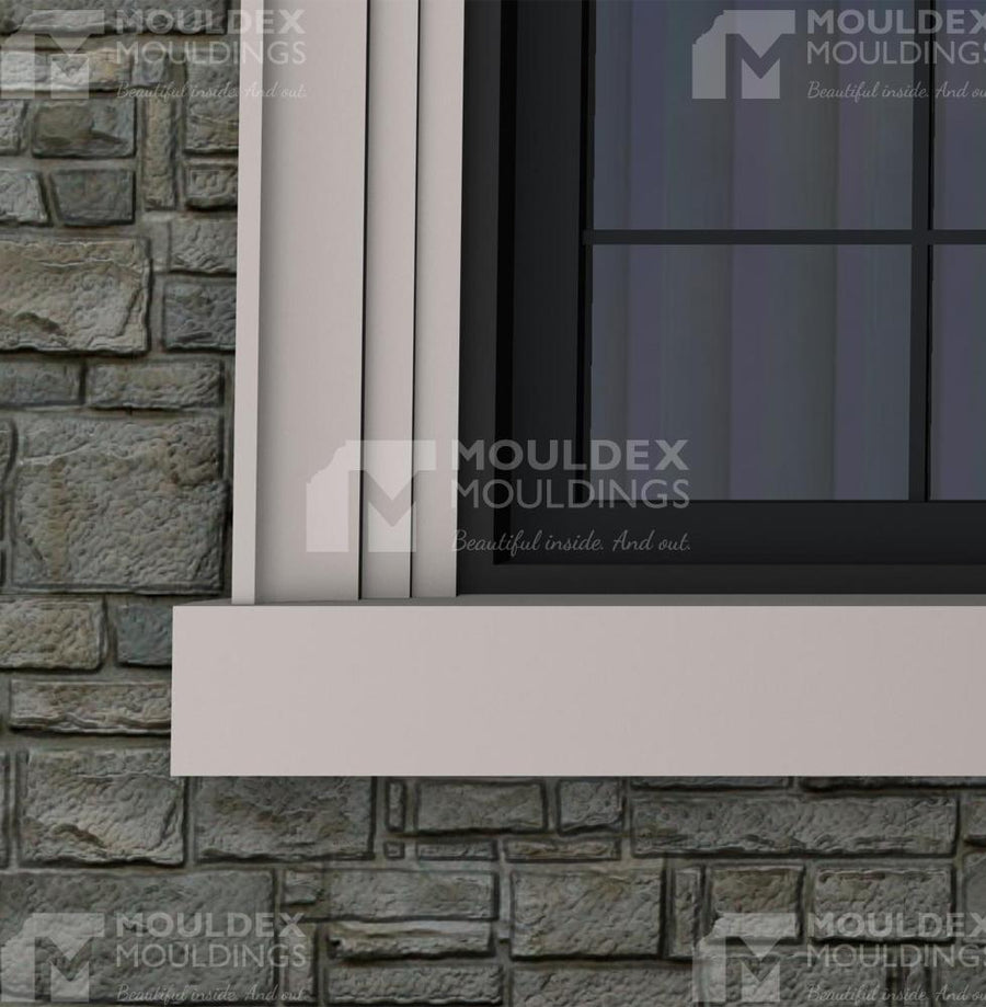 The Savona Composite Exterior Window And Door Trim Moulding