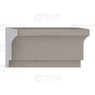The Airdrie Composite Exterior Middle Band Moulding