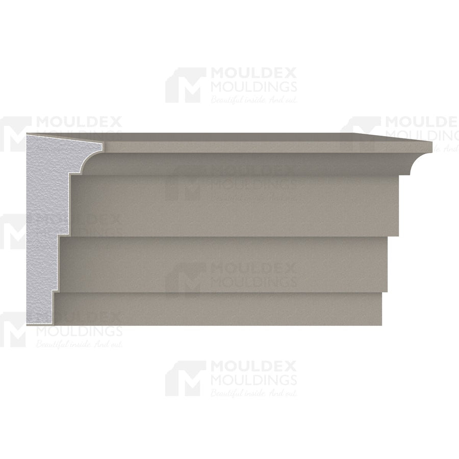 The Cimmaron Composite Exterior Middle Band Moulding