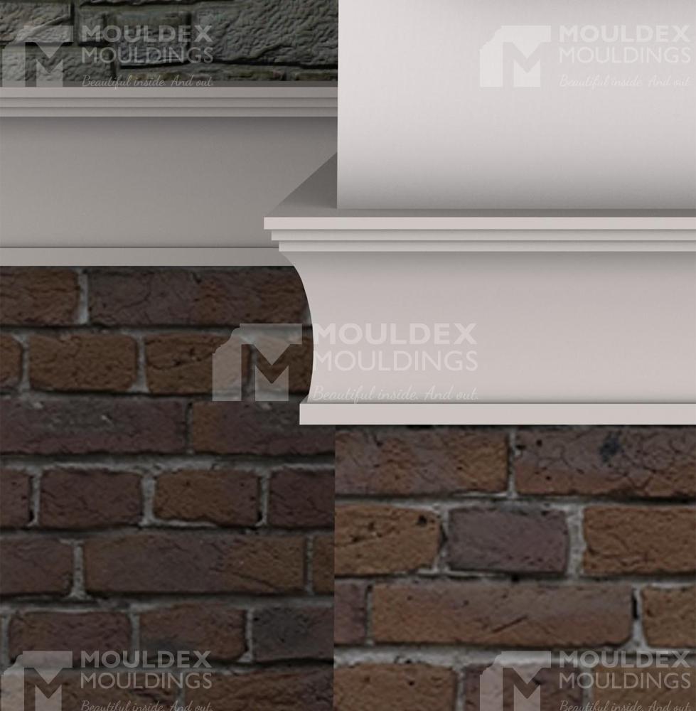 The Diana Exterior Composite Middle Band Moulding