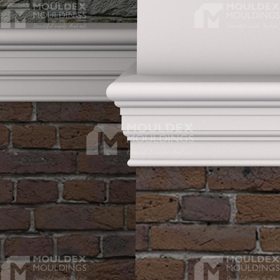 The Linden Exterior Composite Middle Band Moulding