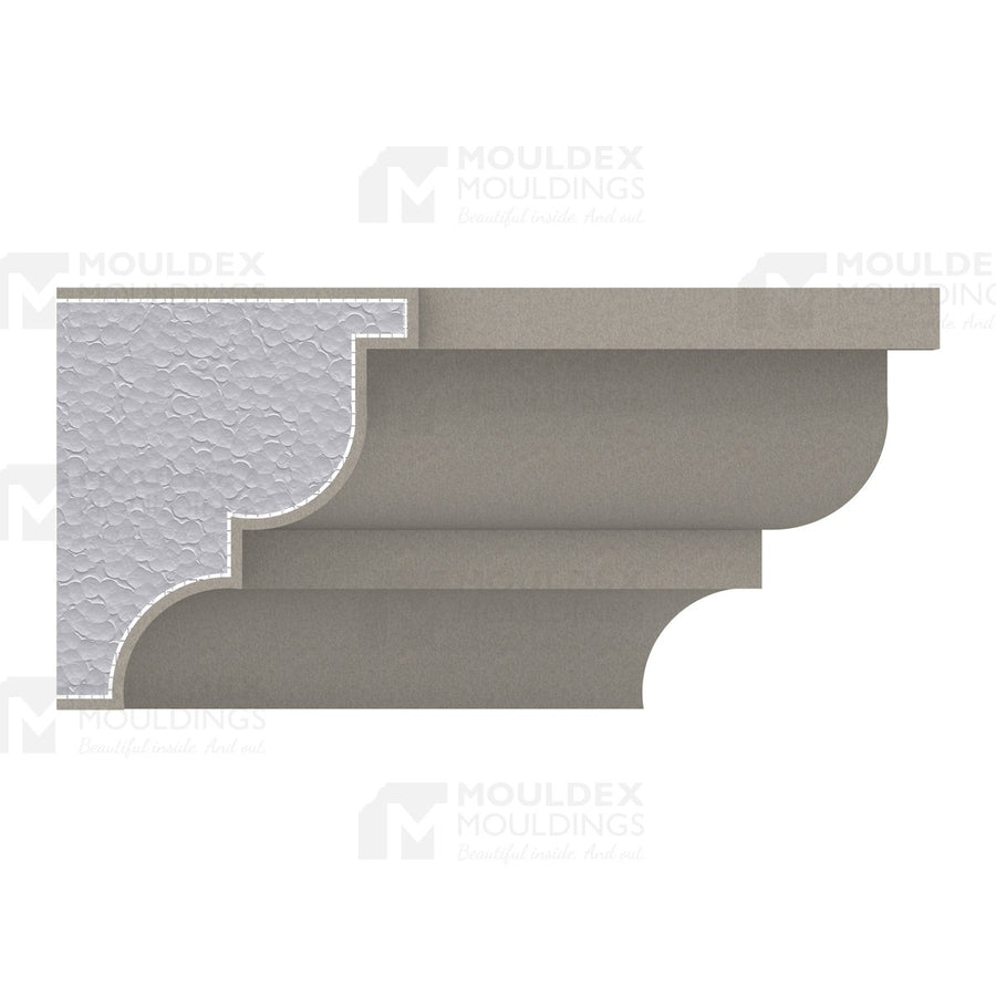 THE AUGUSTA - EXTERIOR CORNICE/CROWN MOULDING (3-1/2