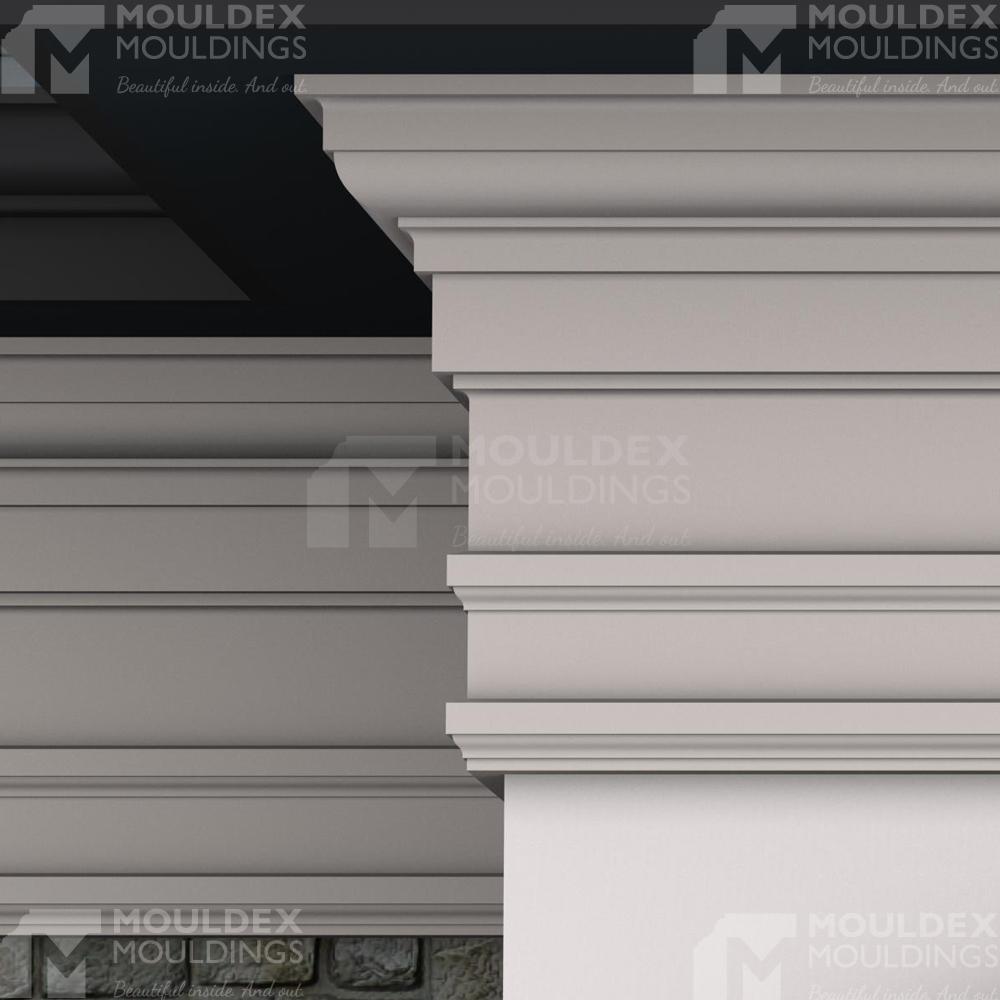 THE NORTON (18&quot;) COMPOSITE EXTERIOR CORNICE MOULDING