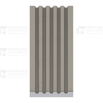 The Flute 6 Composite Exterior Fluted Pilaster