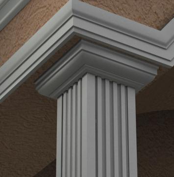 The Avant Exterior Composite Pilaster And Square Column Capital