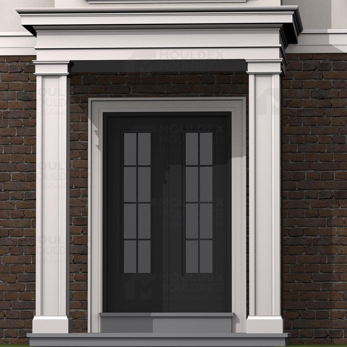 THE EDGELEY COMPOSITE EXTERIOR SQUARE COLUMN WRAP