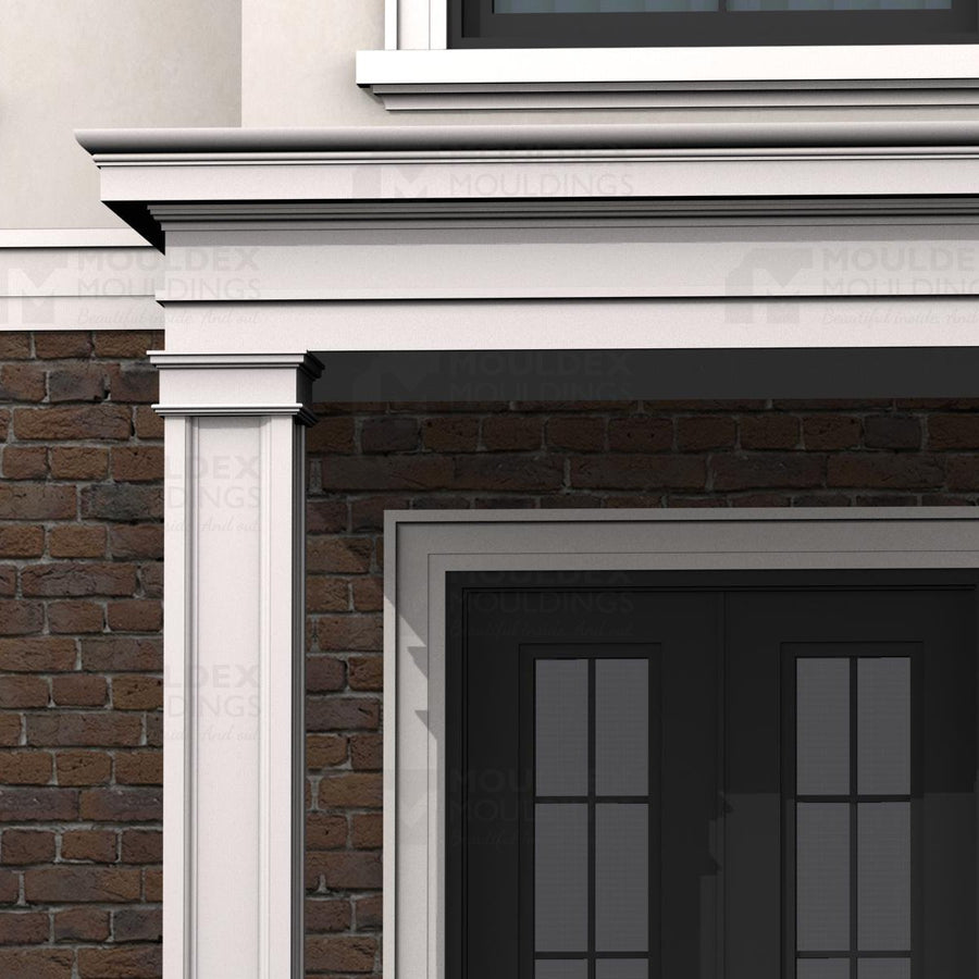 The Danforth Exterior Composite Pilaster And Square Column Capital