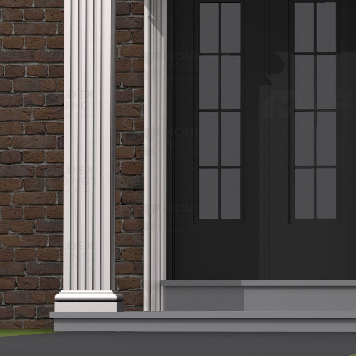The Aston Exterior Composite Pilaster And Square Column Base