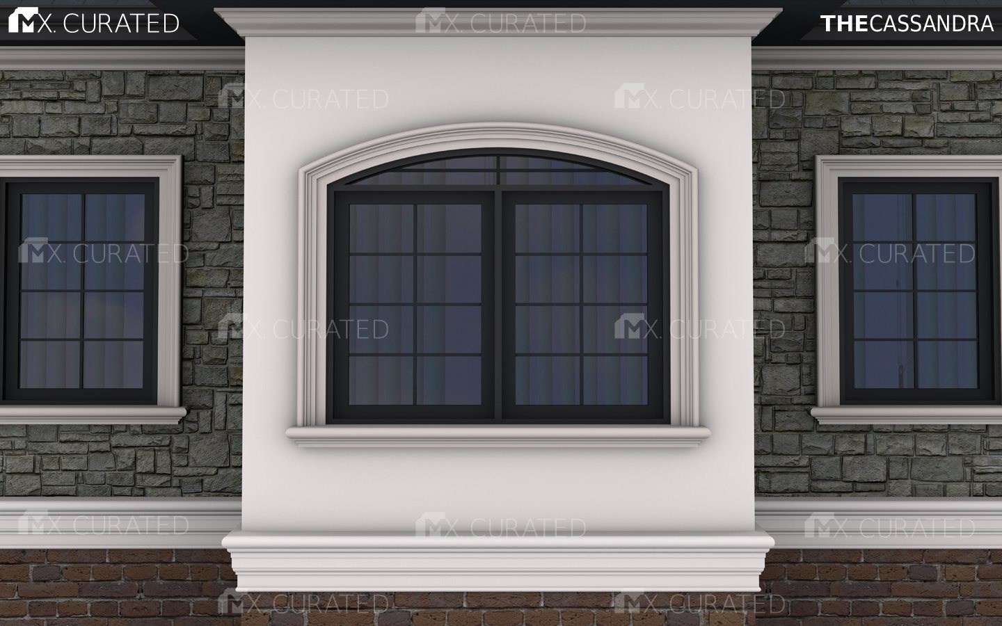 THE CORSO (4&quot;) COMPOSITE EXTERIOR CORNICE MOULDING