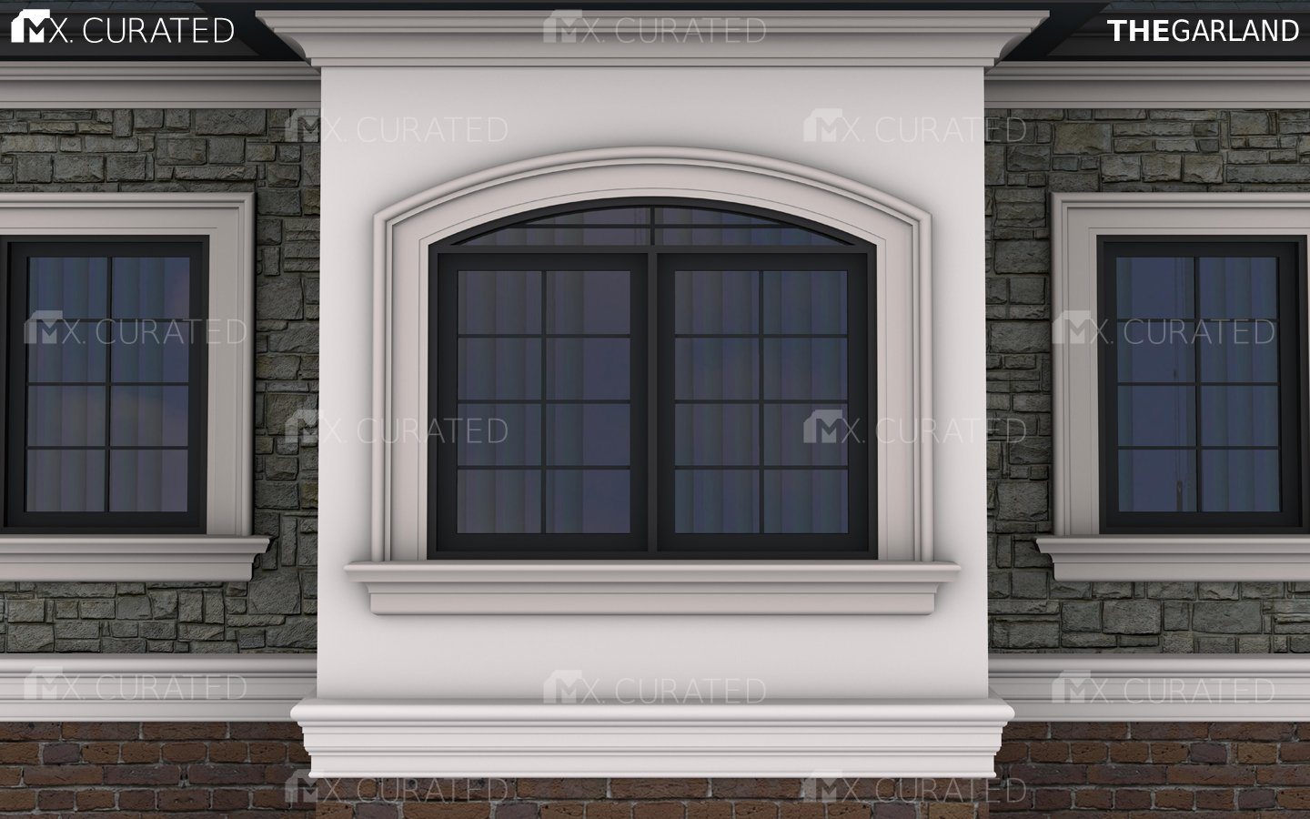 The Garland Exterior Moulding Design Example