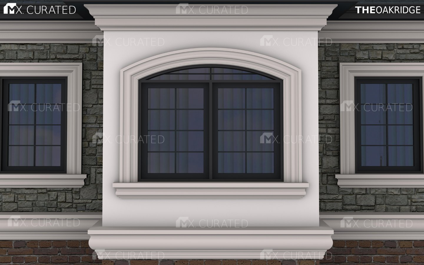 The Oakridge Exterior Moulding Design Example