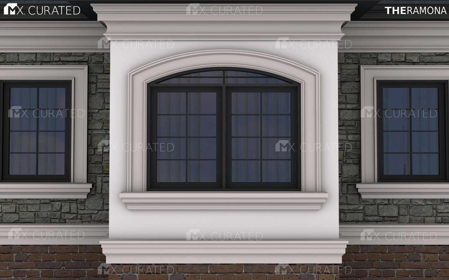 The Ramona Exterior Moulding Design Example