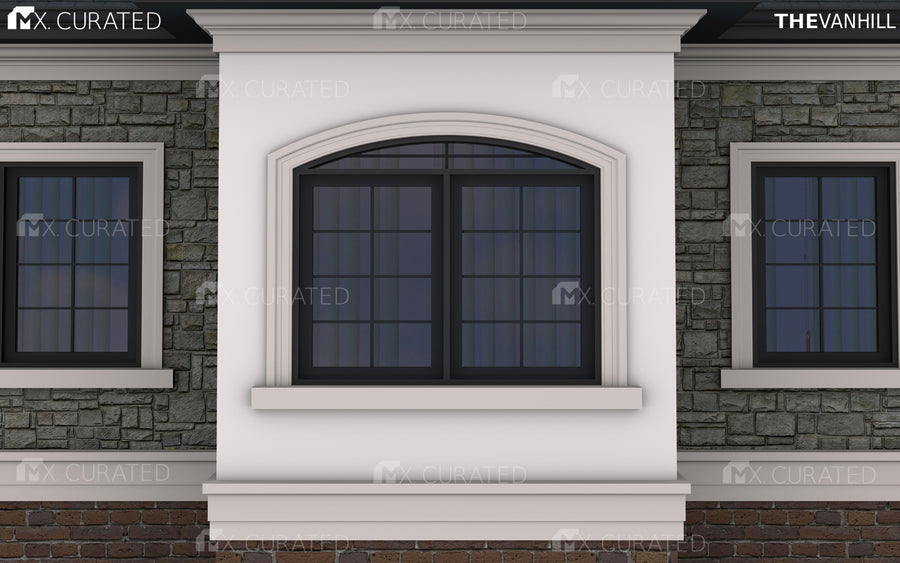 The Vanhill Composite Exterior Window And Door Trim Design Example